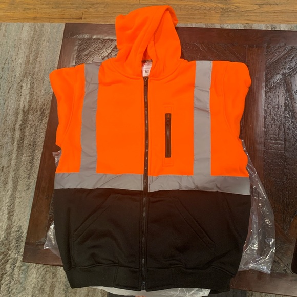 Other - New Safety High-Visibility Orange Jacket